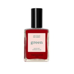 Green lak Red Cherry – přírodní třešňově červený lak na nehty 15 ml