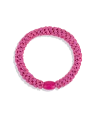 Gumička do vlasů s korálkem - Strong Pink Glitter