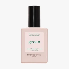 Green Gel-Like Top Coat – vrchní lak s gelovým efektem bez UV lampy
