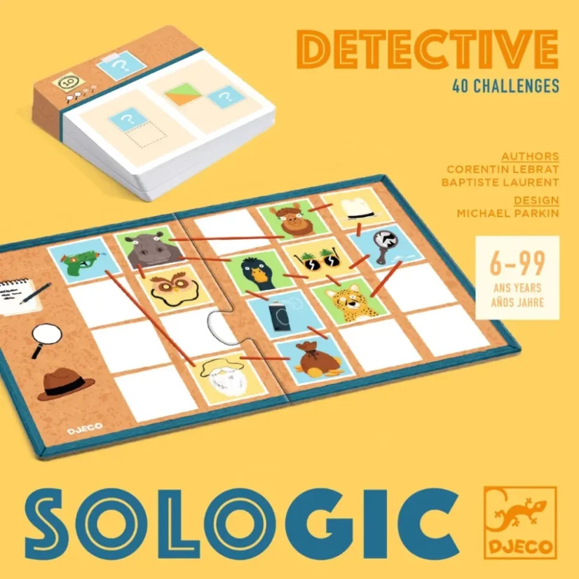 Sologic Detektiv – logická hra pro malé detektivy