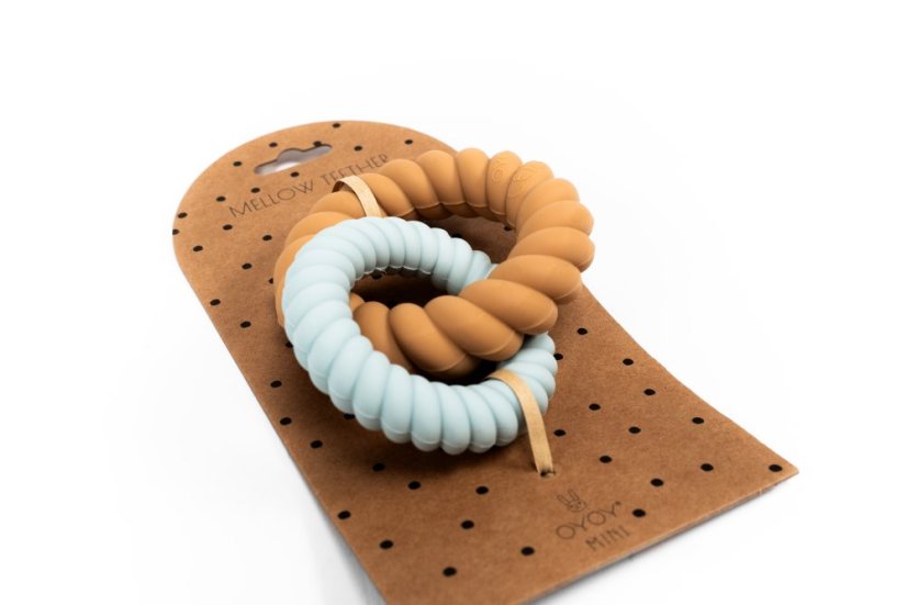 Silikonové kousátko Mellow - Barva: Cherry Red / Vanilla