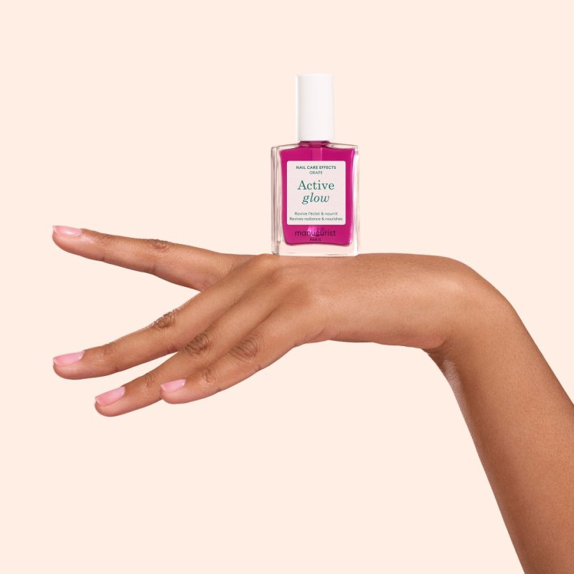 Active Glow Grape – pečující lak na nehty  pro zdravě lesklé nehty
