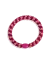 Gumička do vlasů Stripe Faded Rose Electric Pink Glitter