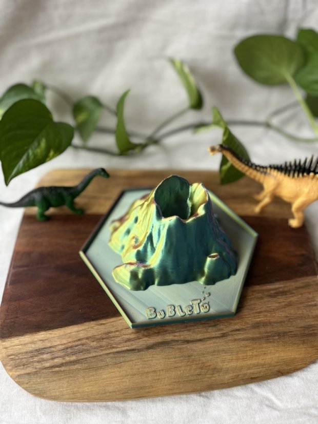 3D mini sopka – kouzelný smyslový experiment - Barva: Metalická