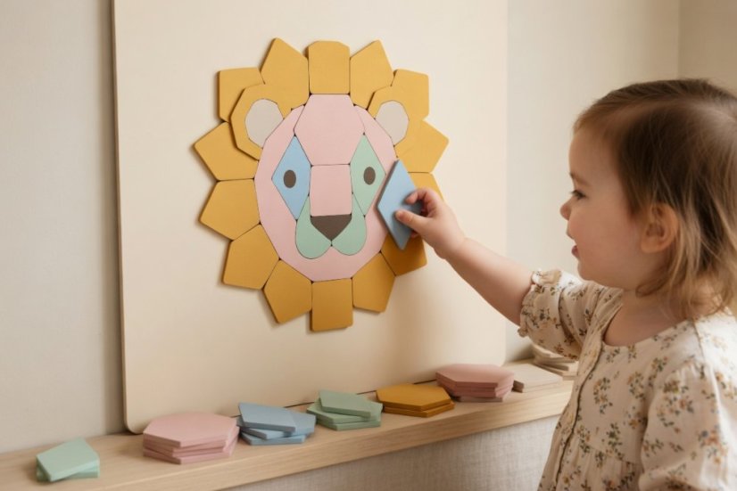 Magnetic Puzzle – magnetická kreativní skládačka 48 dílků