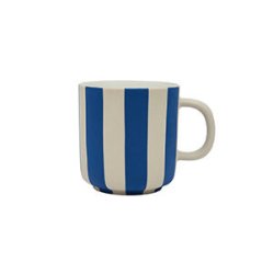 Pruhovaný hrnek Toppu Clay / Optic Blue