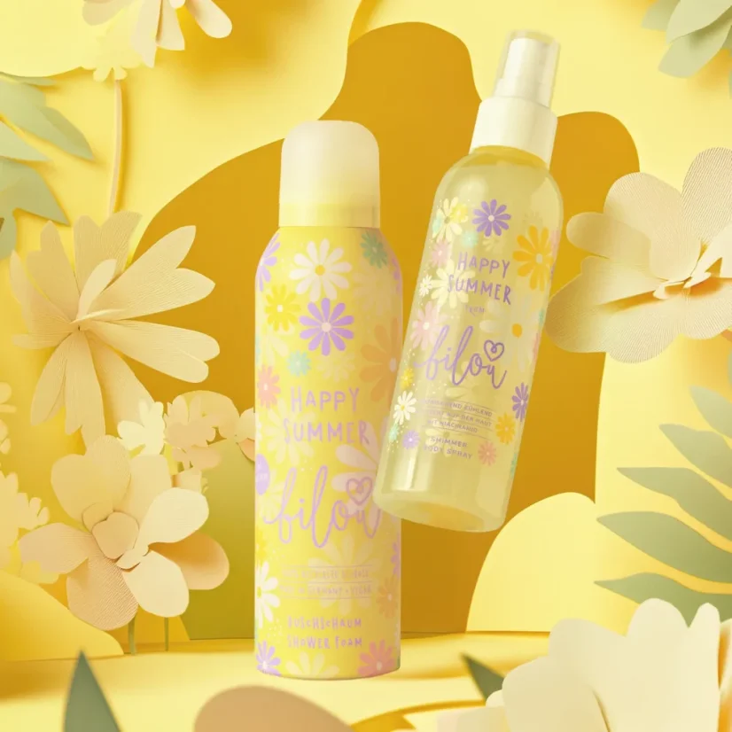 Třpytivý tělový sprej s vůní jasmínu Happy Summer