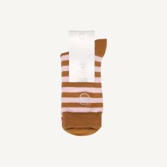 Proužkované ponožky Stripes Pink Mocca