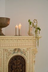 Adventní svíčka Pillar Calendar Ivory