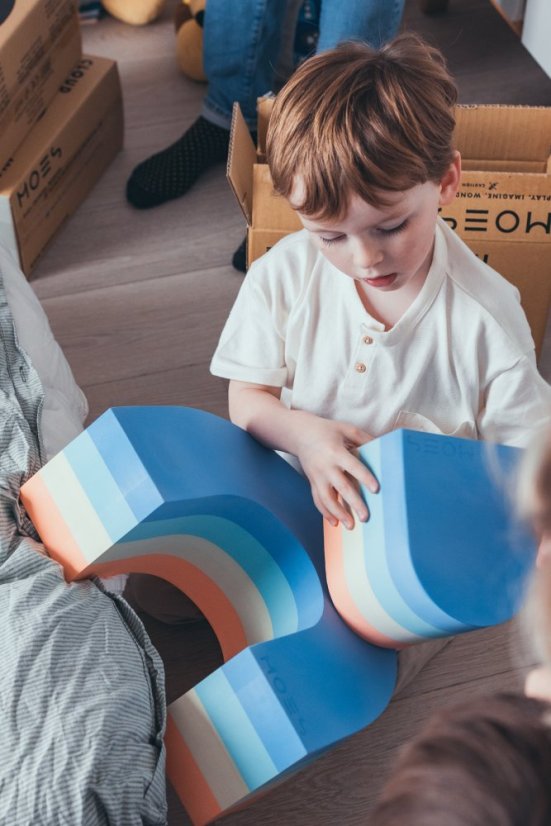 Pěnové bloky ve tvaru duhy Nature Walk Rainbow