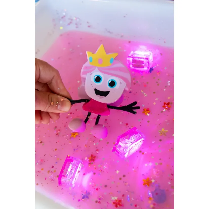 Glo Pals Princezna Ida se 2 svítícími senzorickými kostkami
