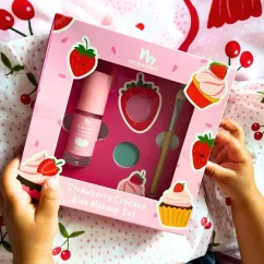 Přírodní dětská make-up sada Strawberry Cupcake