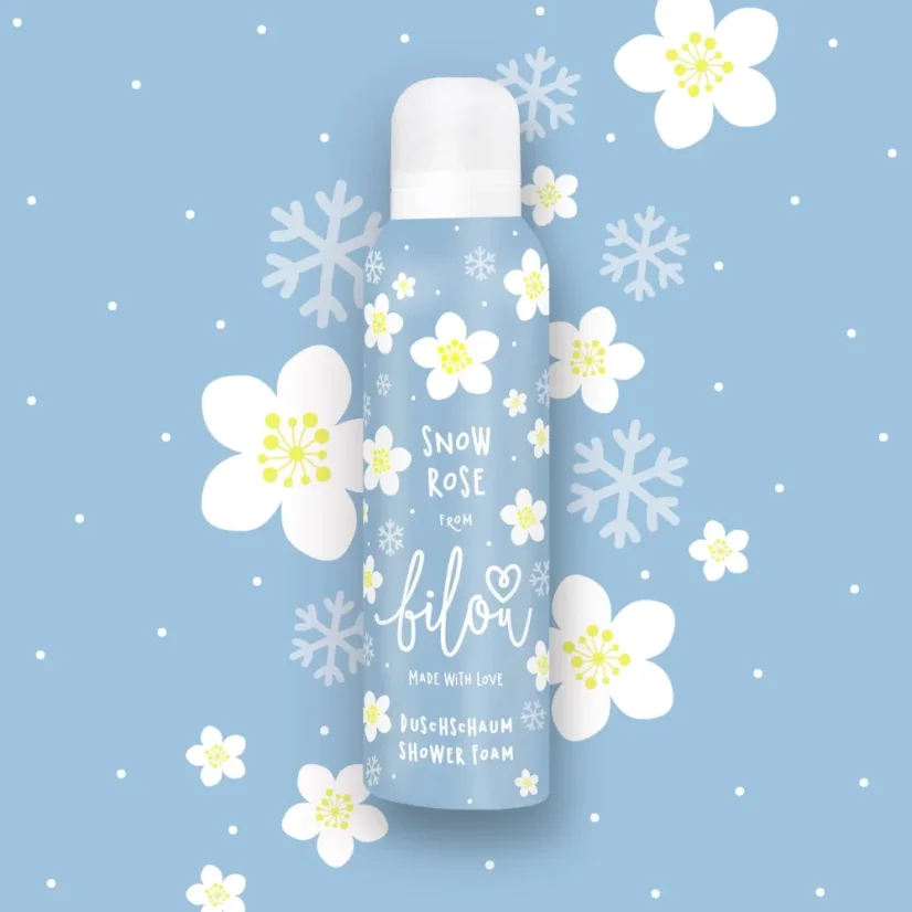 Sprchová pěna s vůní sněženek Snow Rose
