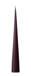 Kónická svíčka Dark Plum (37 cm)