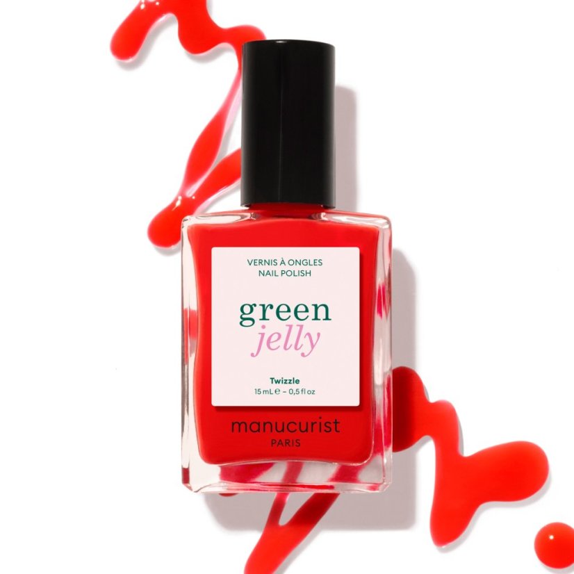 Green Jelly Twizzle – přírodní lak na nehty s želé efektem
