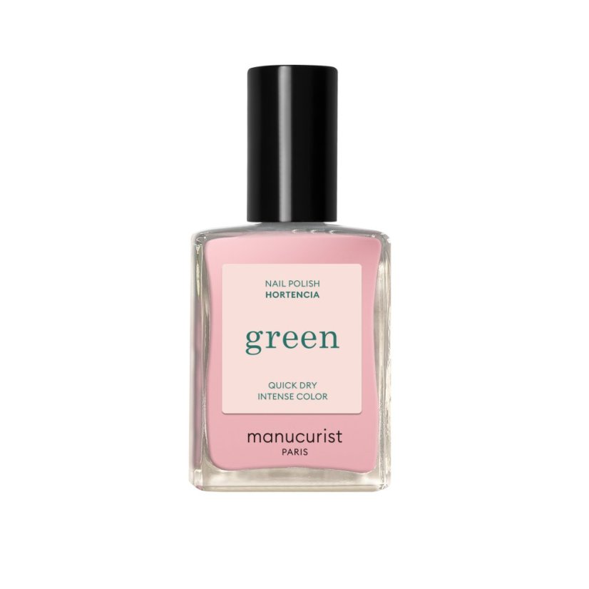 Green Hortencia – přírodní transparentní růžový lak na nehty 15 ml