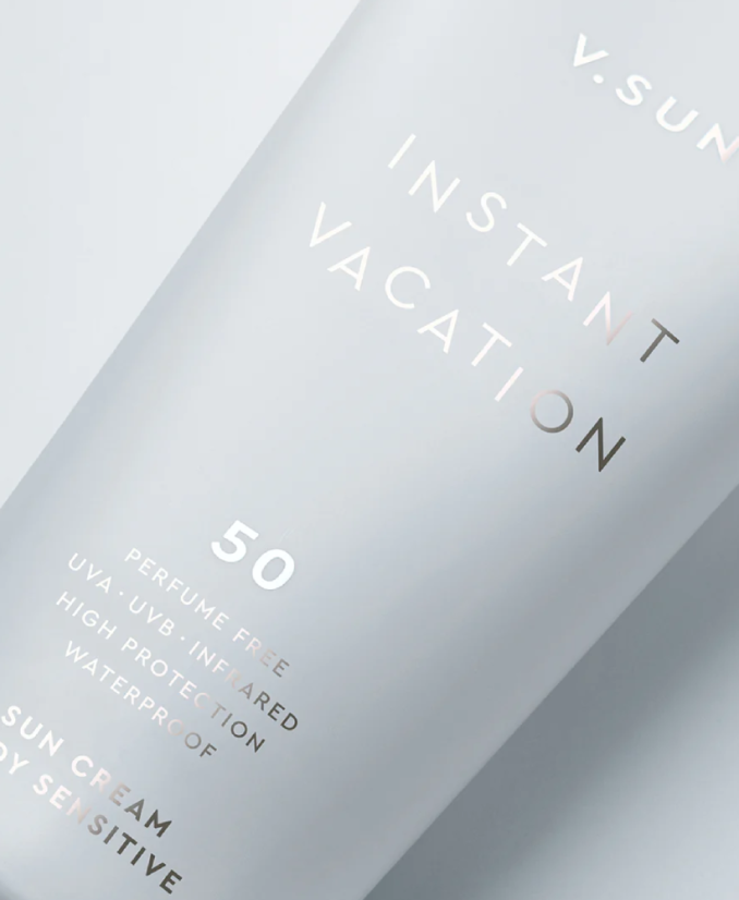 Opalovací krém na tělo bez parfemace SPF 50 – vysoká ochrana pro citlivou pokožku