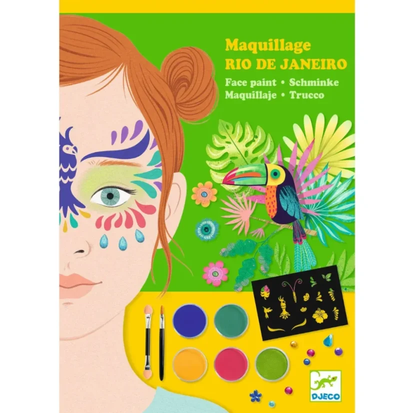 Kreativní sada Líčení Rio de Janeiro – malování na obličej