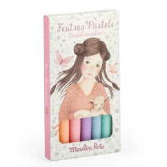 Pastelové fixy Les Rosalies – 6 barev