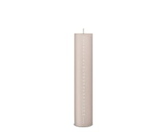 Adventní svíčka Pillar Calendar Linen Grey