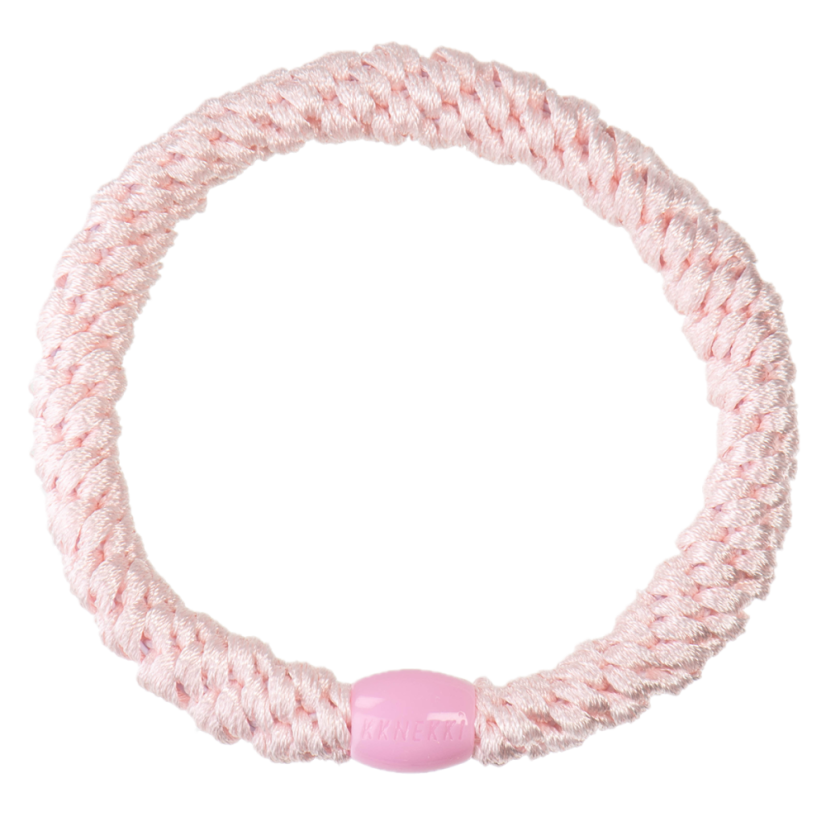 Gumička do vlasů s korálkem – Ballet Pink