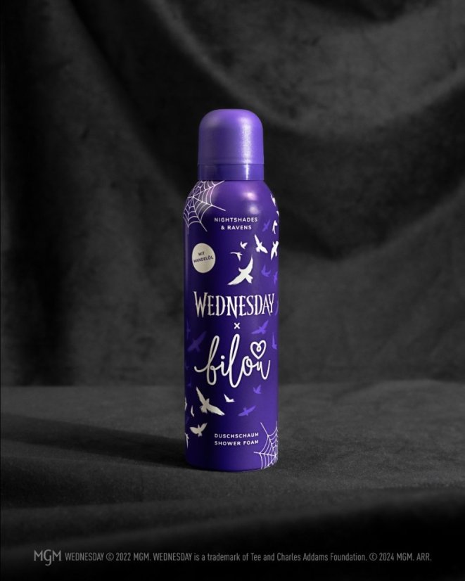 Sprchová pěna Bilou x Wednesday Nightshades & Ravens