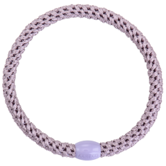 Tenká gumička do vlasů s korálkem – Pearl Lavendel