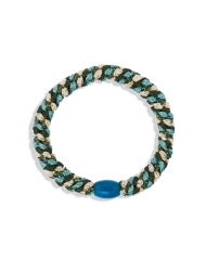 Gumička do vlasů Mix Army Teal