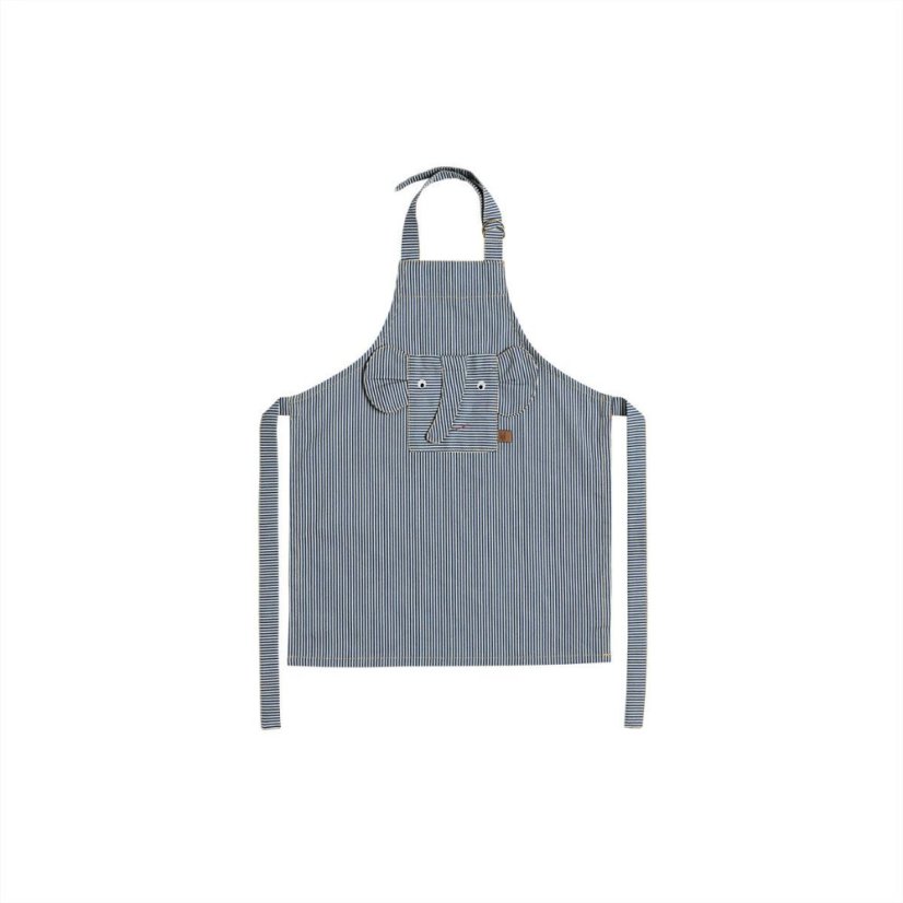 Denim zástěrka Slon