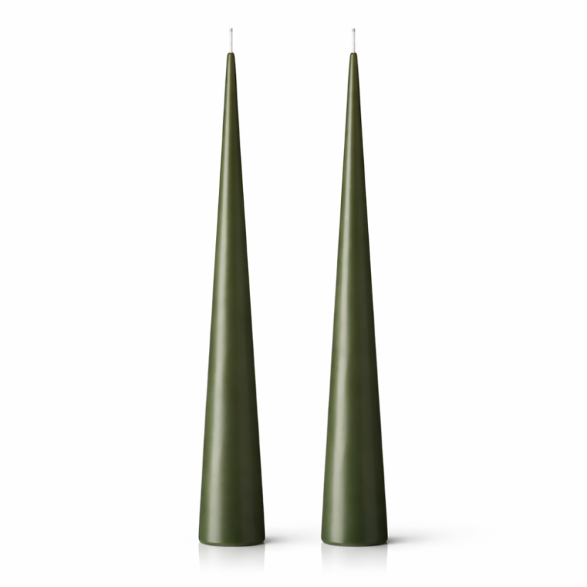 Kónická svíčka Deep Forest (25 cm)