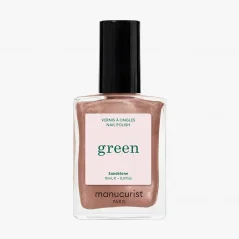 Green Sandstone – třpytivý lak na nehty v růžově pískovém tónu, 15 ml