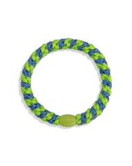 Gumička do vlasů Stripe Lime Green Ocean Glitter