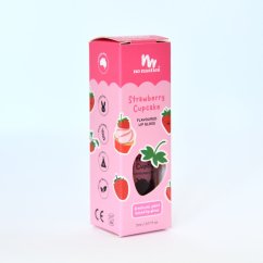 Přírodní lesk na rty s příchutí jahodového cupcaku – Strawberry Cupcake