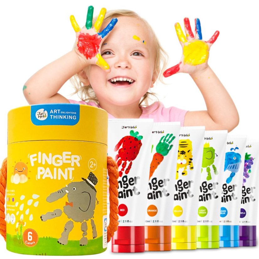 Prstové barvy (6 ks)