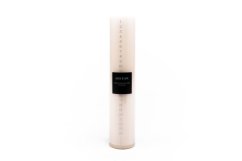 Adventní svíčka Pillar Calendar Ivory