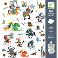 Samolepky Rytířská bitva – 160 ks