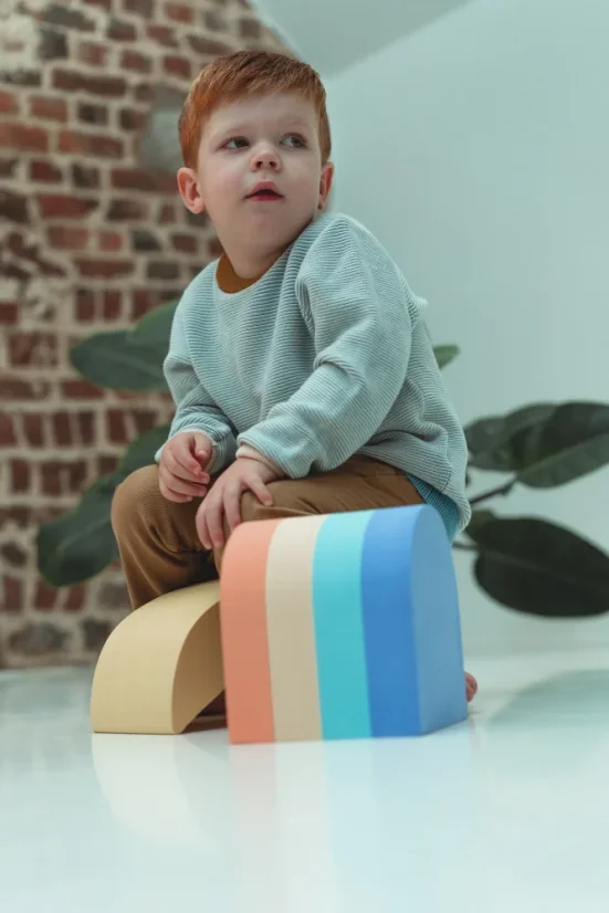 Pěnové bloky ve tvaru duhy Nature Walk Rainbow