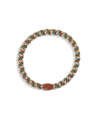 Slim gumička do vlasů Mix Terracotta Teal