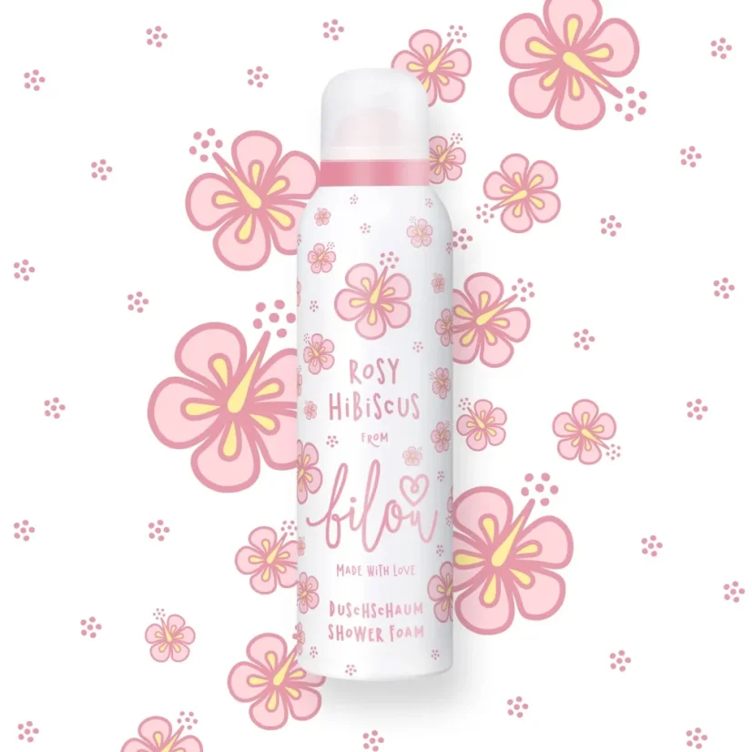 Sprchová pěna s vůní ibišku a broskve Rosy Hibiscus