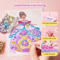 Kreativní set Princezna Glam – 5v1 pro malé návrhářky a princezny