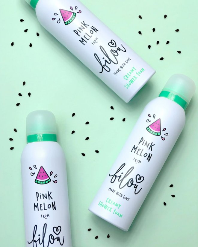 Sprchová pěna s vůní melounu a malin Pink Melon