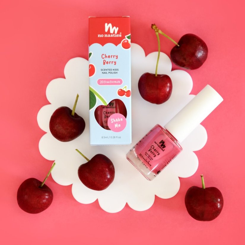 Sloupávací netoxický lak na nehty Gummy Grape - Typ: Cherry Berry - Bright Pink