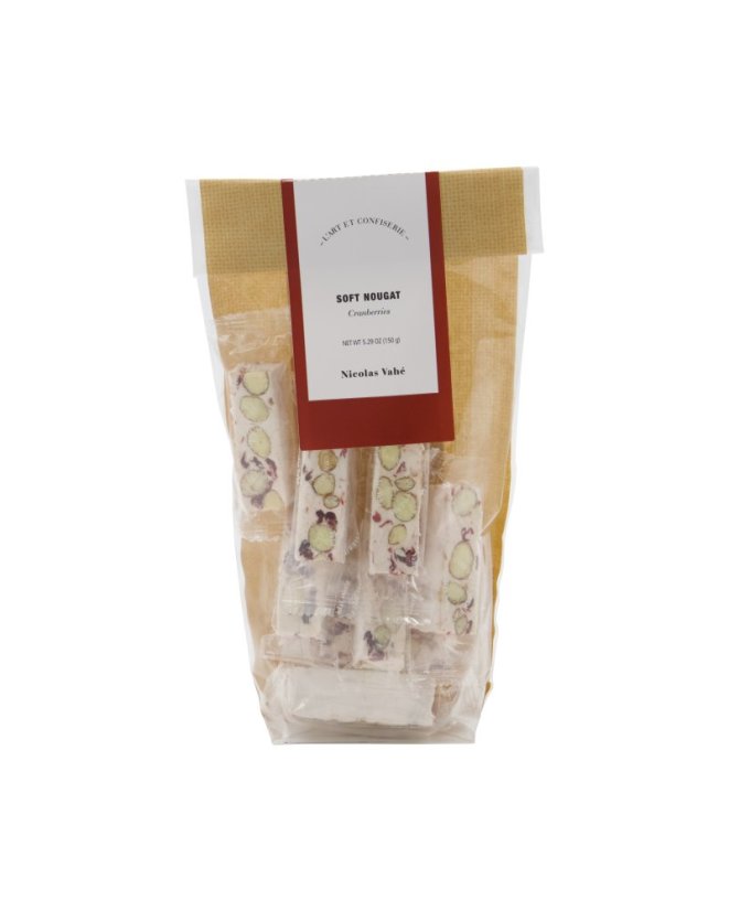 Měkký nugát s brusinkami