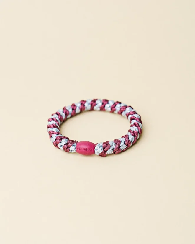 Gumička do vlasů Rosewood Seablue Glitter Stripe