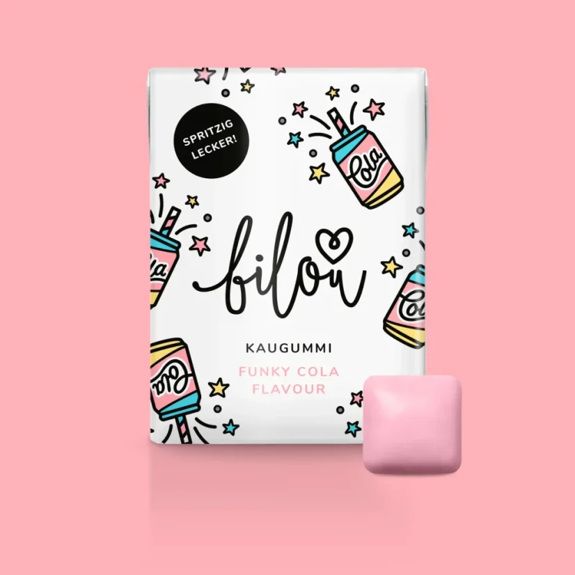 Žvýkačky bez cukru Funky Cola