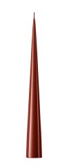 Kónická svíčka Aged Rust (37 cm)