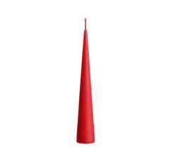 Kónická svíčka True red (25cm)