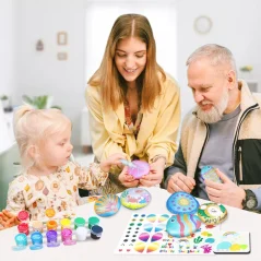 Kreativní sada na malování kamínků pro děti