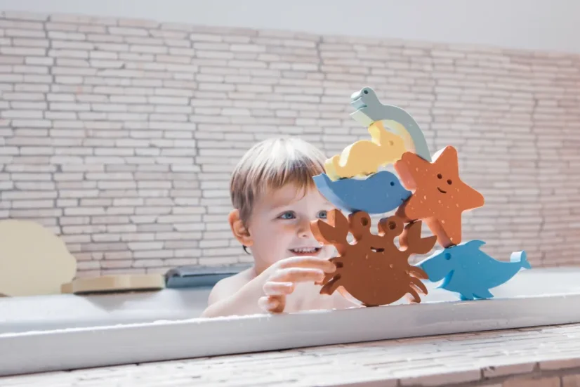 Pěnová sada zvířátek do vody Waterfun