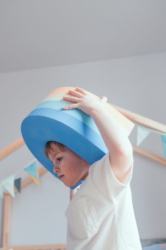 Pěnové bloky ve tvaru duhy Nature Walk Rainbow